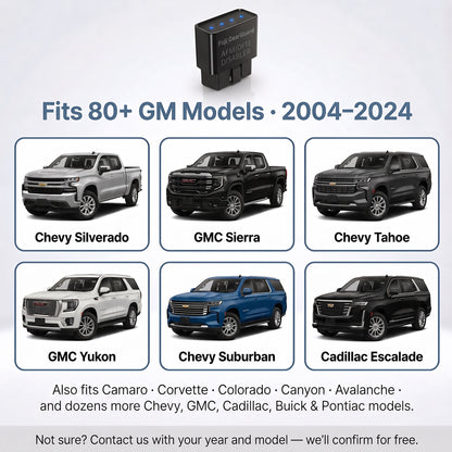 Fits 80+ GM models 2004-2024
