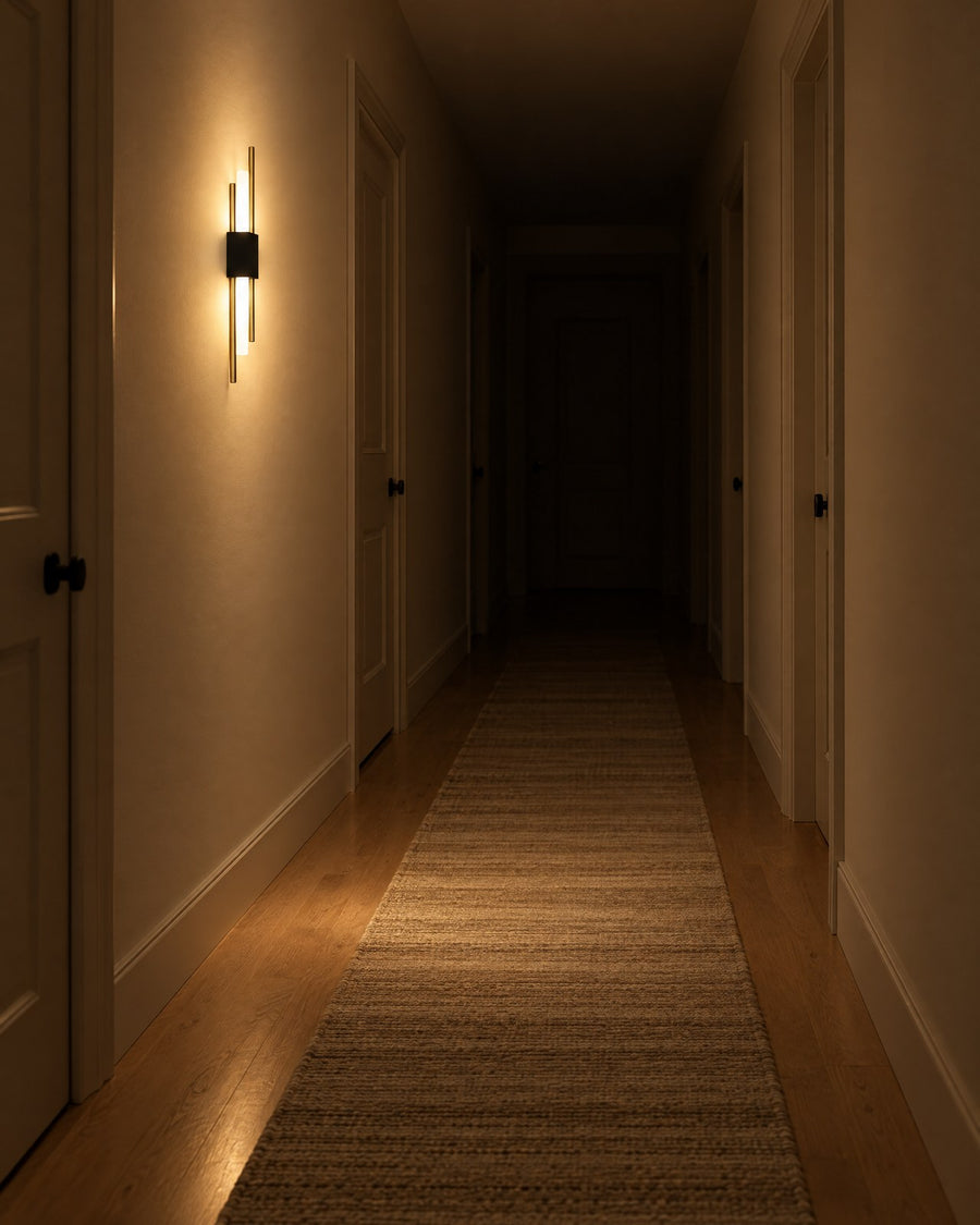 Illustration: One on the hallway wall.