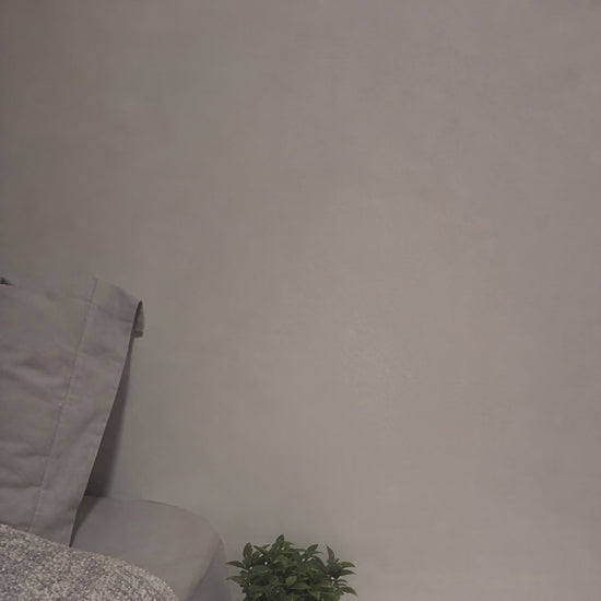 How the Nook lamp mounts: stick the plate, snap the lamp on, tap to light