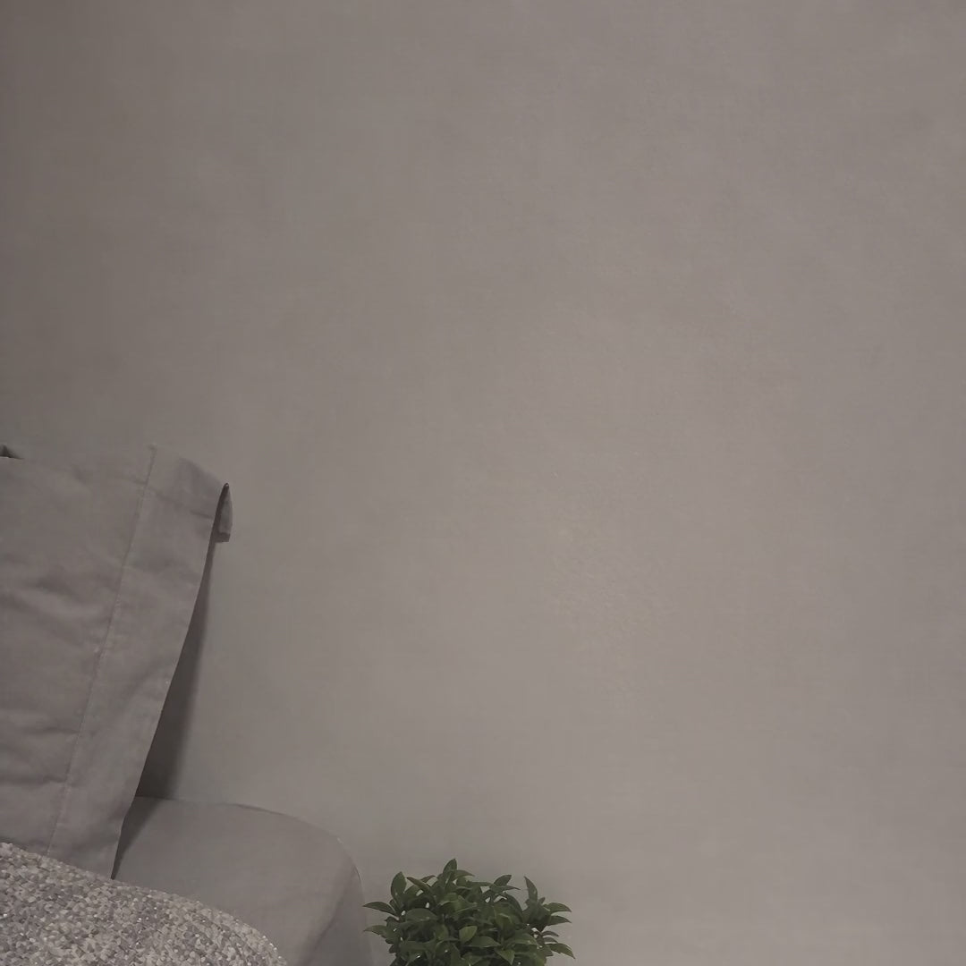 How the Nook lamp mounts: stick the plate, snap the lamp on, tap to light